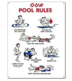 Poolmaster Sign-"General Animation"