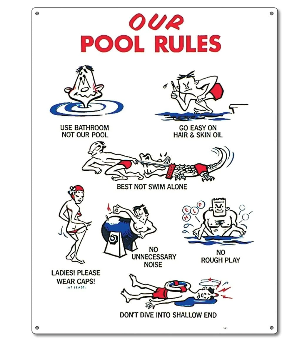 Poolmaster Sign-"General Animation"