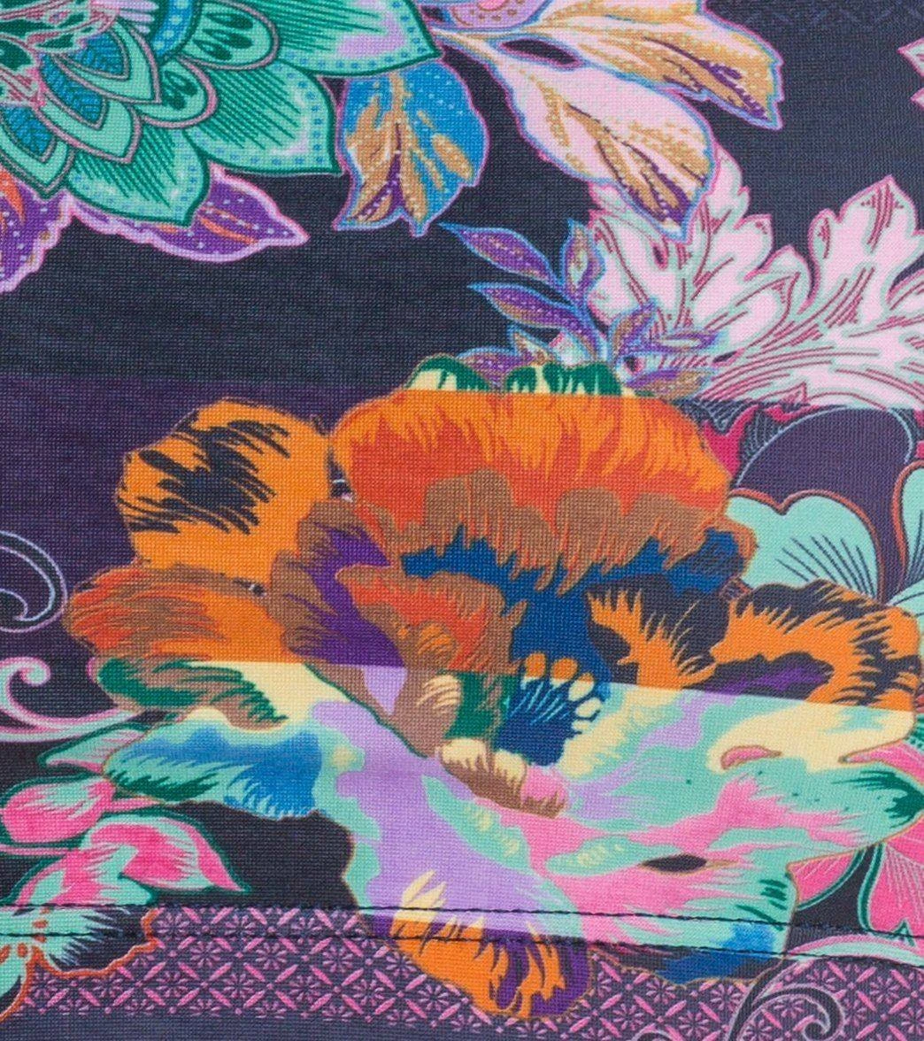 Onzie Chic Yoga Sports Bra Bolivia/Pink Straps - Image 5