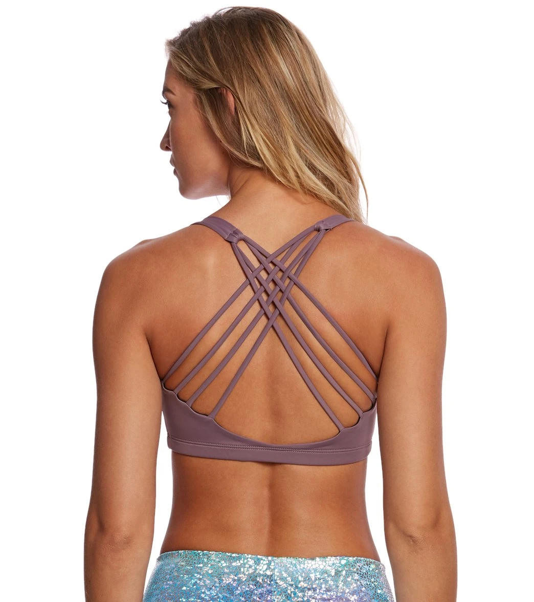 Onzie Chic Yoga Sports Bra Purple Haze - Image 6