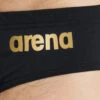 Arena Men's Solid Brief Swimsuit Black/Gold