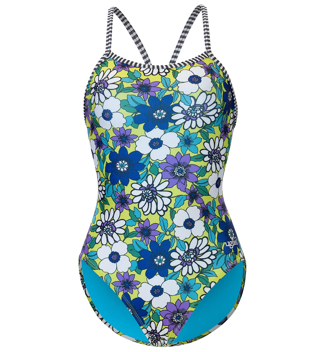 Dolfin Uglies Women's V-2 Back One Piece Swimsuit Floral Pop - Image 3