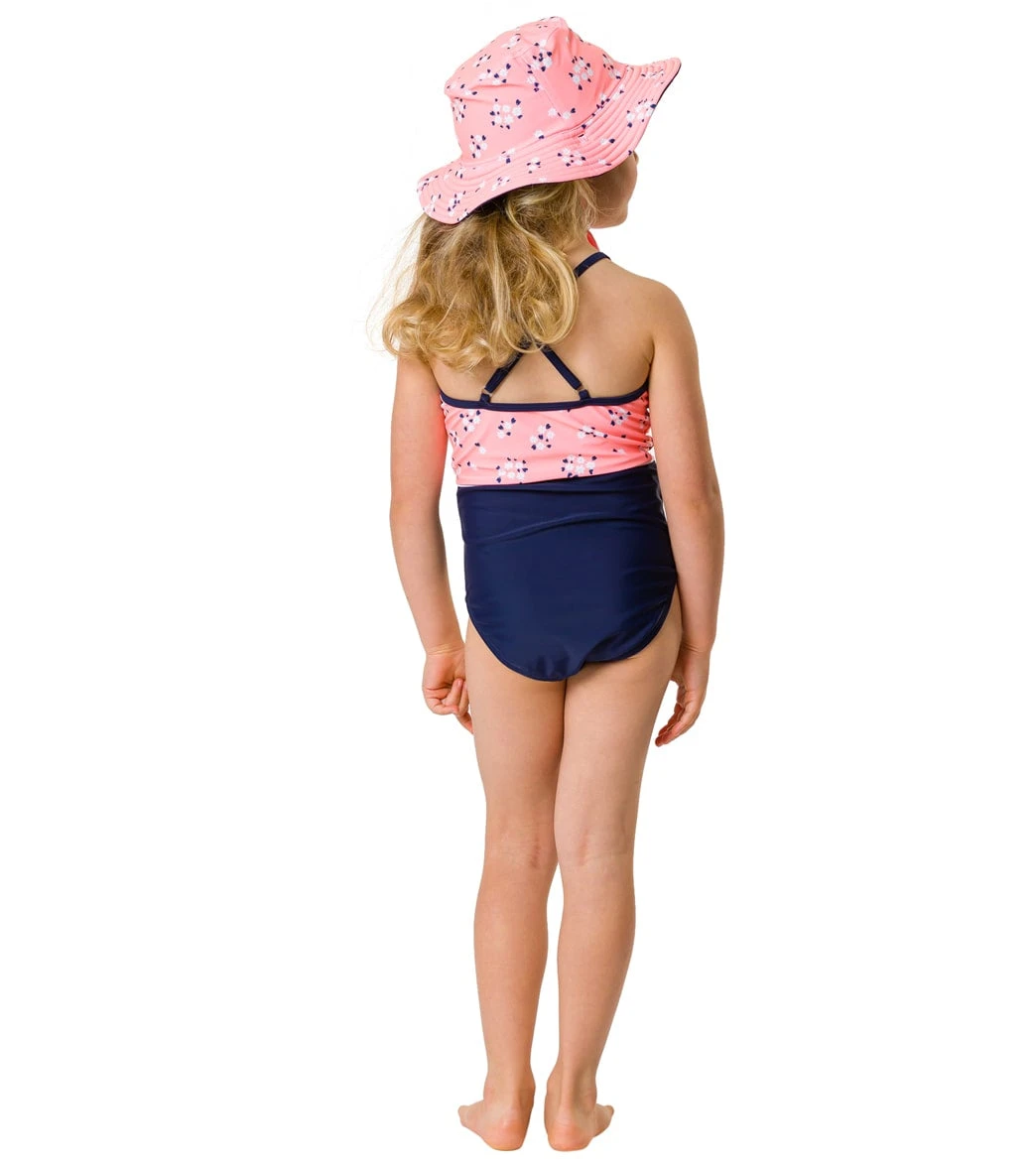 Snapper Rock Girls' Ditsy Coral Classic Crossback Swimsuit (Toddler, Little Kid, Big Kid) - Image 6