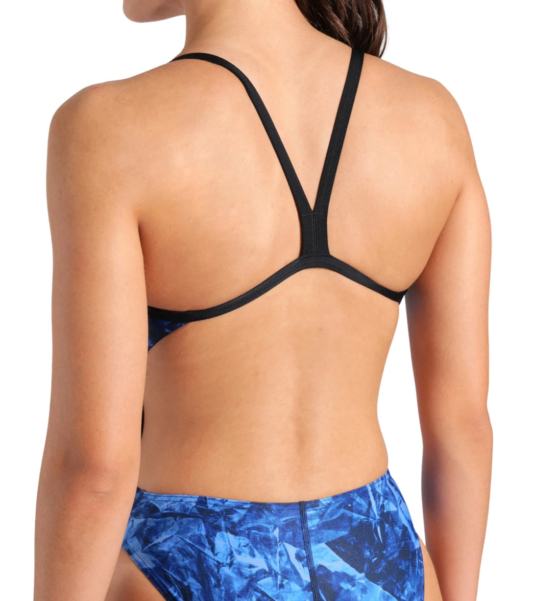 Arena Women's Team Crackle Challenge Back One Piece Swimsuit - Image 12