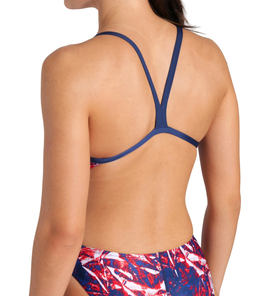 Arena Women's Team Crackle Challenge Back One Piece Swimsuit - Image 19
