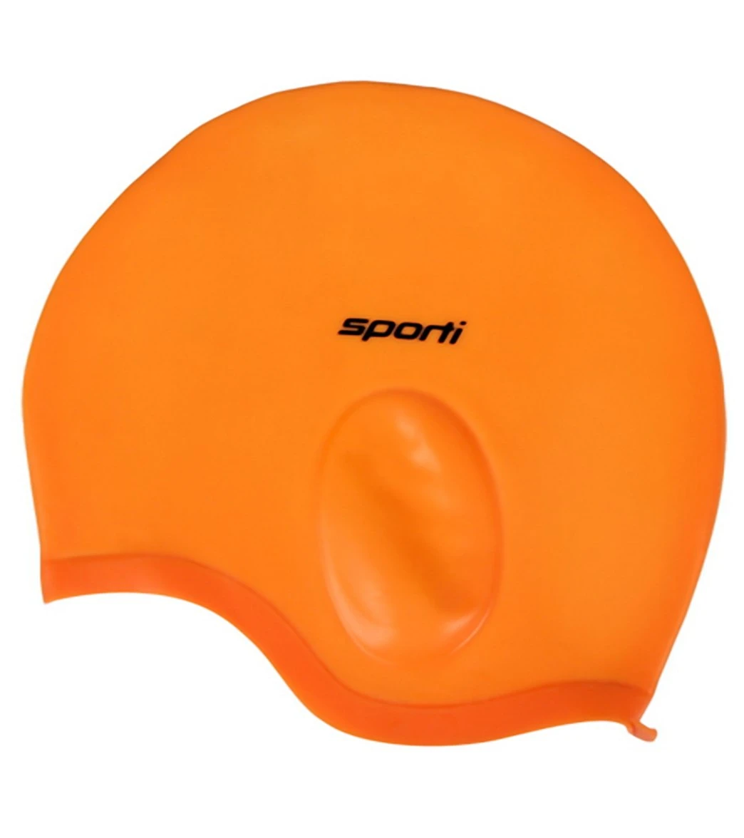 Sporti Silicone Ear Swim Cap - Image 6
