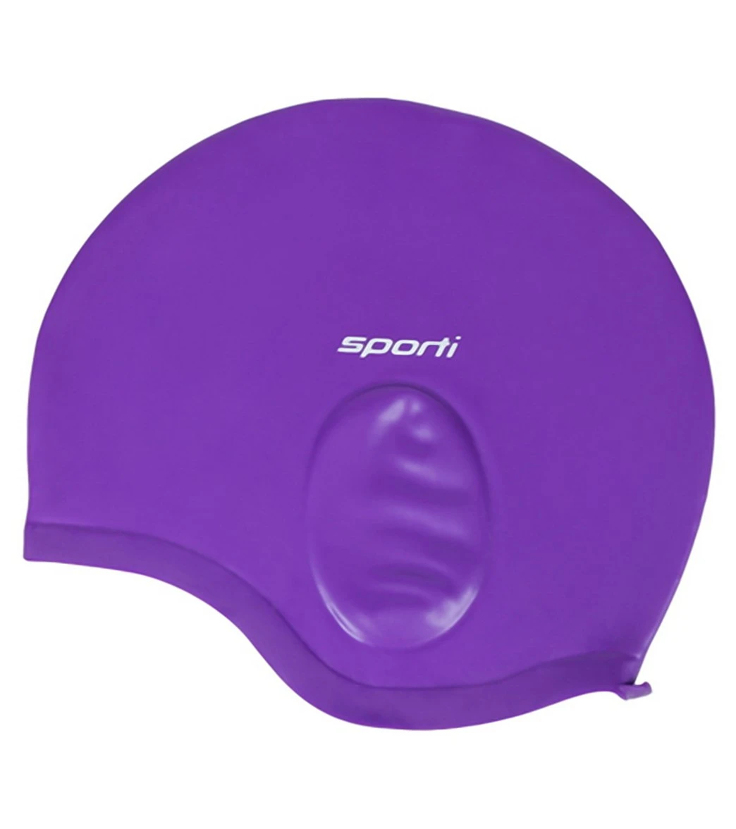 Sporti Silicone Ear Swim Cap - Image 10