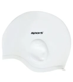 Sporti Silicone Ear Swim Cap