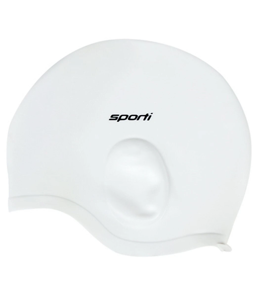 Sporti Silicone Ear Swim Cap