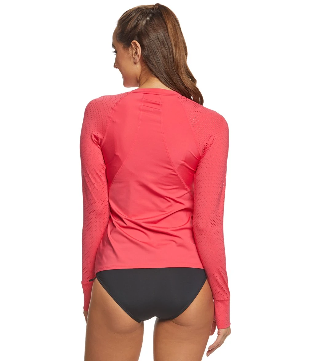 Beach House Women's Beach Solids Ava Front Zip Long Sleeve Rashguard - Image 14