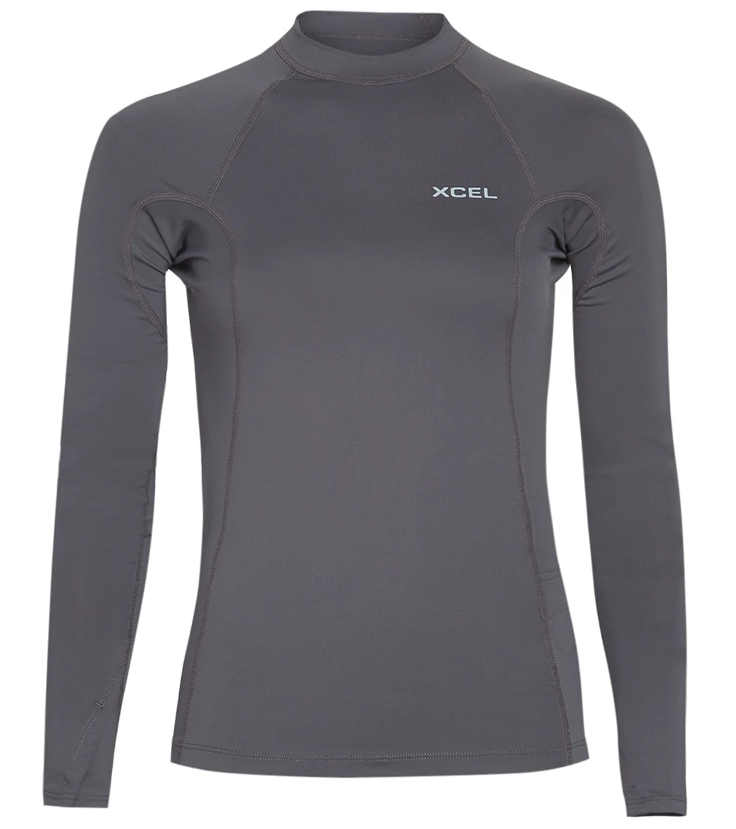 Xcel Women's Premium Stretch Long Sleeve Rash Guard With Key Pocket - Image 19