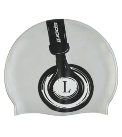 Sporti Headphone Silicone Swim Cap