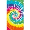 Dohler 30'' X 60'' Colorful Tie-Dye Towel