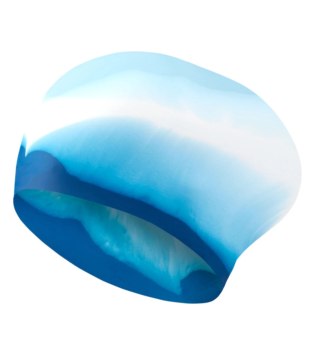 Nike Solid Long Hair Silicone Swim Cap - Image 18