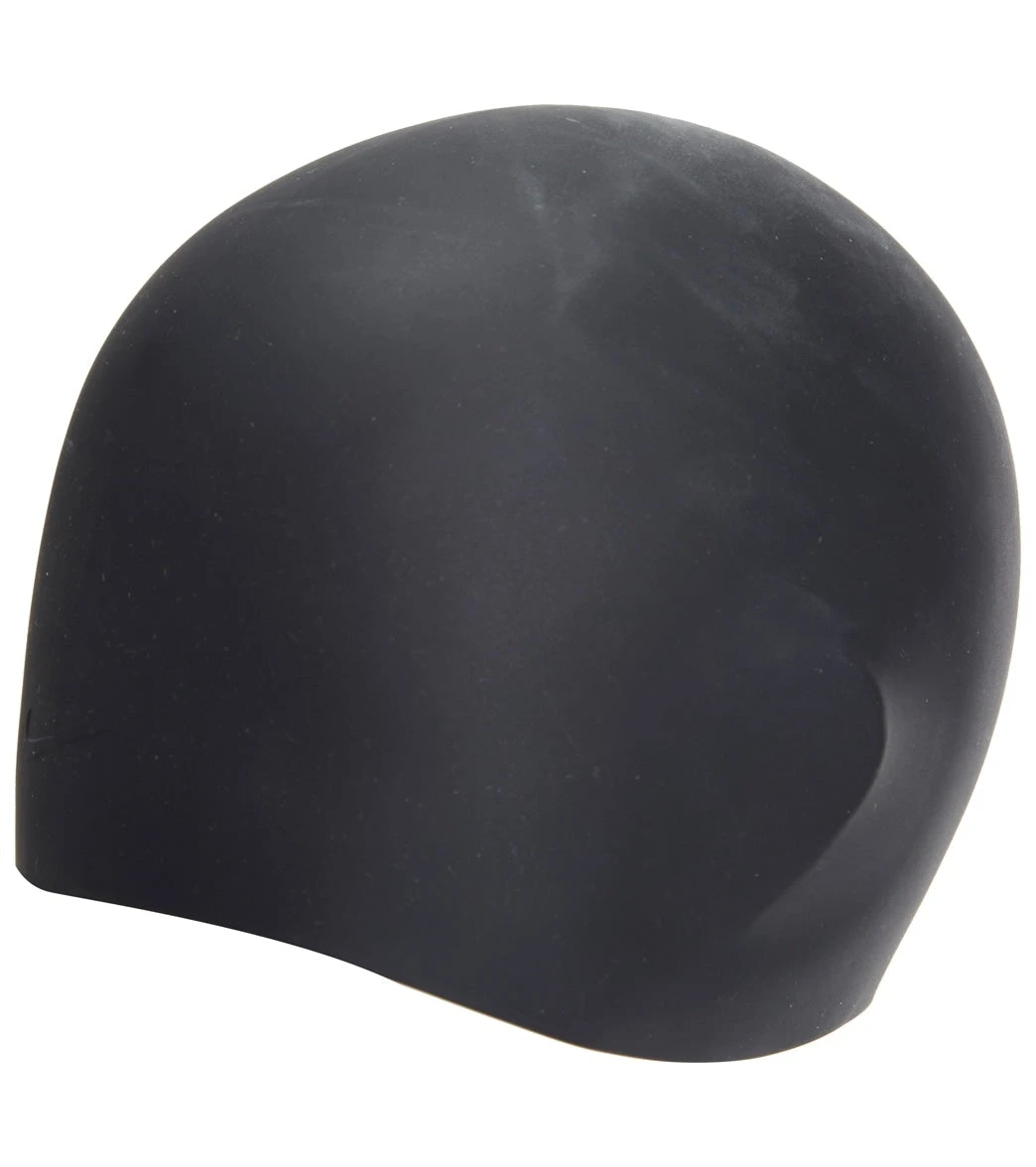 Nike Solid Long Hair Silicone Swim Cap - Image 19