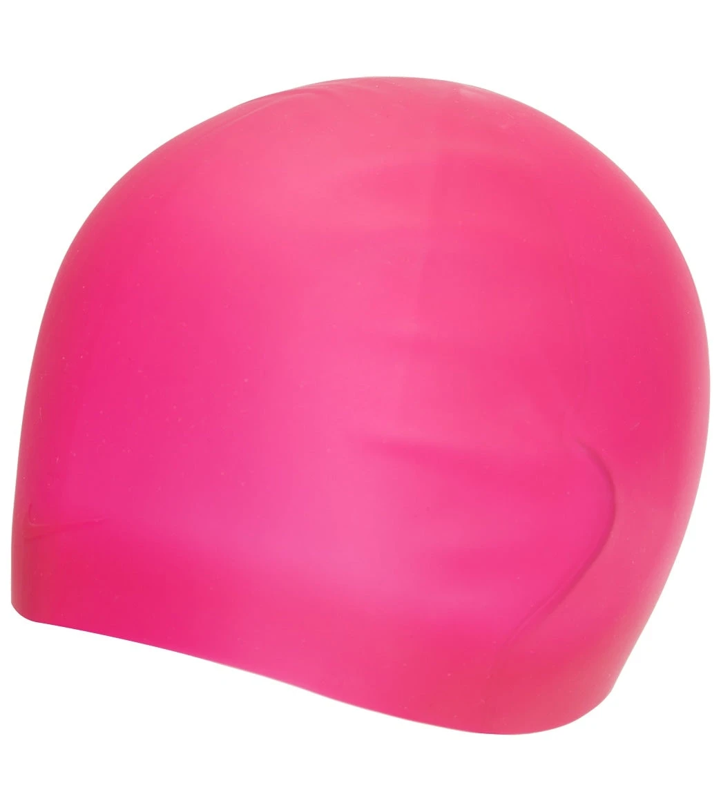Nike Solid Long Hair Silicone Swim Cap - Image 15
