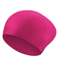 Nike Solid Long Hair Silicone Swim Cap