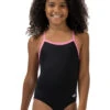 Dolfin Uglies Girls' Solid One Piece Swimsuit ( Big Kid)