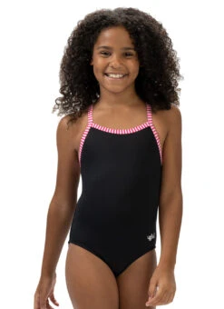 Dolfin Uglies Girls' Solid One Piece Swimsuit ( Big Kid)