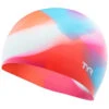 TYR Tie Dye Long Hair Silicone Junior Swim Cap
