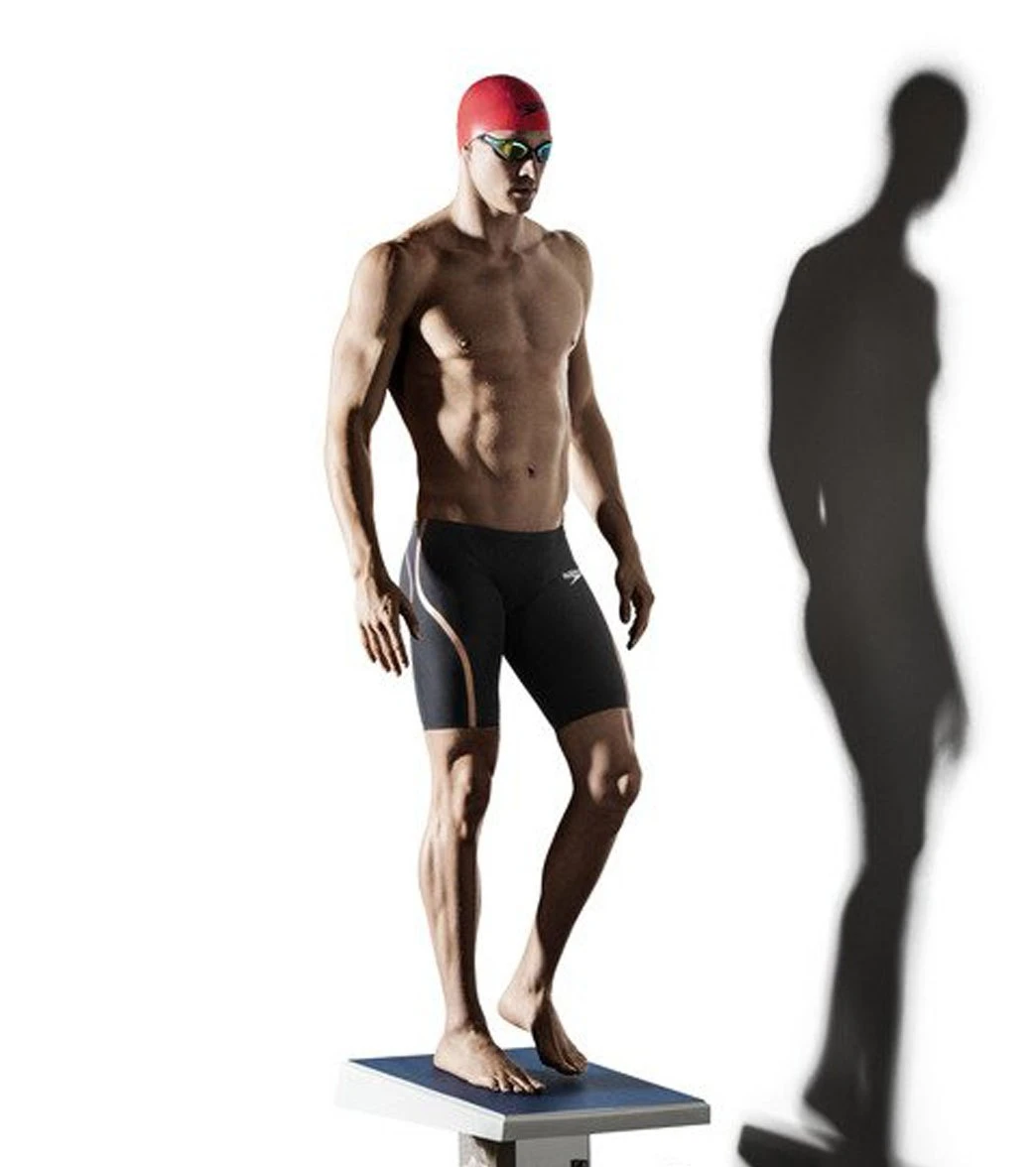 Speedo Men's LZR Pure Intent High Waist Jammer Tech Suit Swimsuit - Image 7