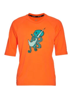 Nike Boys' Octologo Short Sleeve Hydroguard (Big Kid)