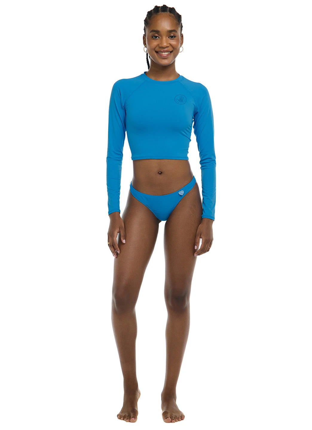 Body Glove Women's Smoothie Let It Be Long Sleeve Crop Rash Guard - Image 12