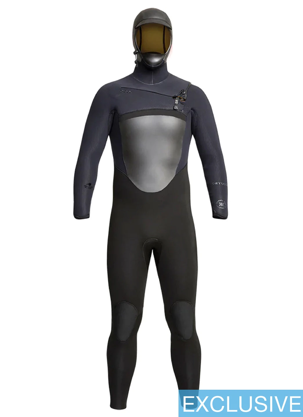 Xcel Men's Drylock 4/3MM Hooded Fullsuit Wetsuit - Image 8