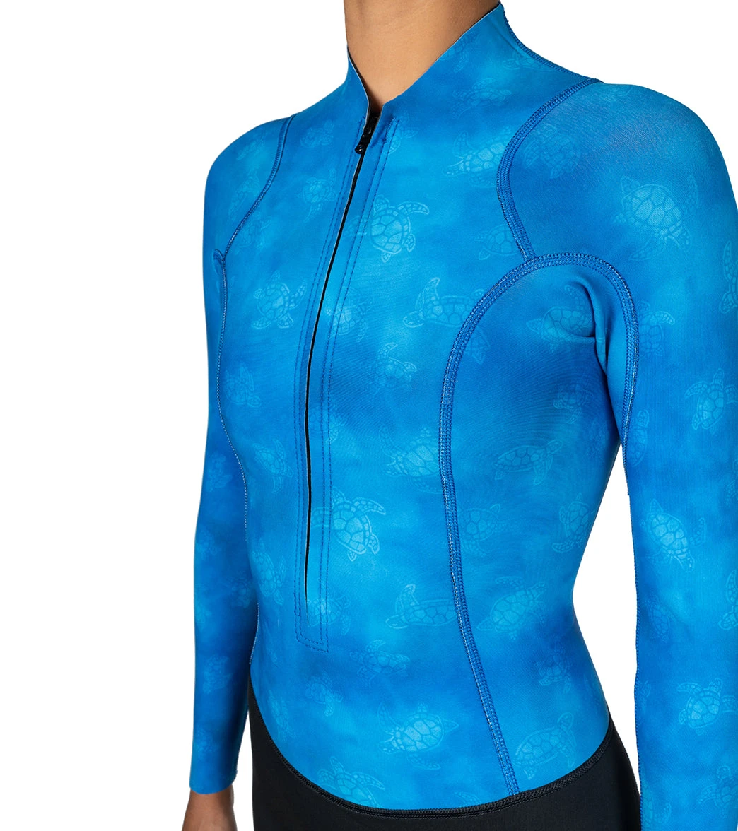 Xcel Women's Water Inspired 2/1MM Axis Long Sleeve Front Zip Spring Suit - Image 4