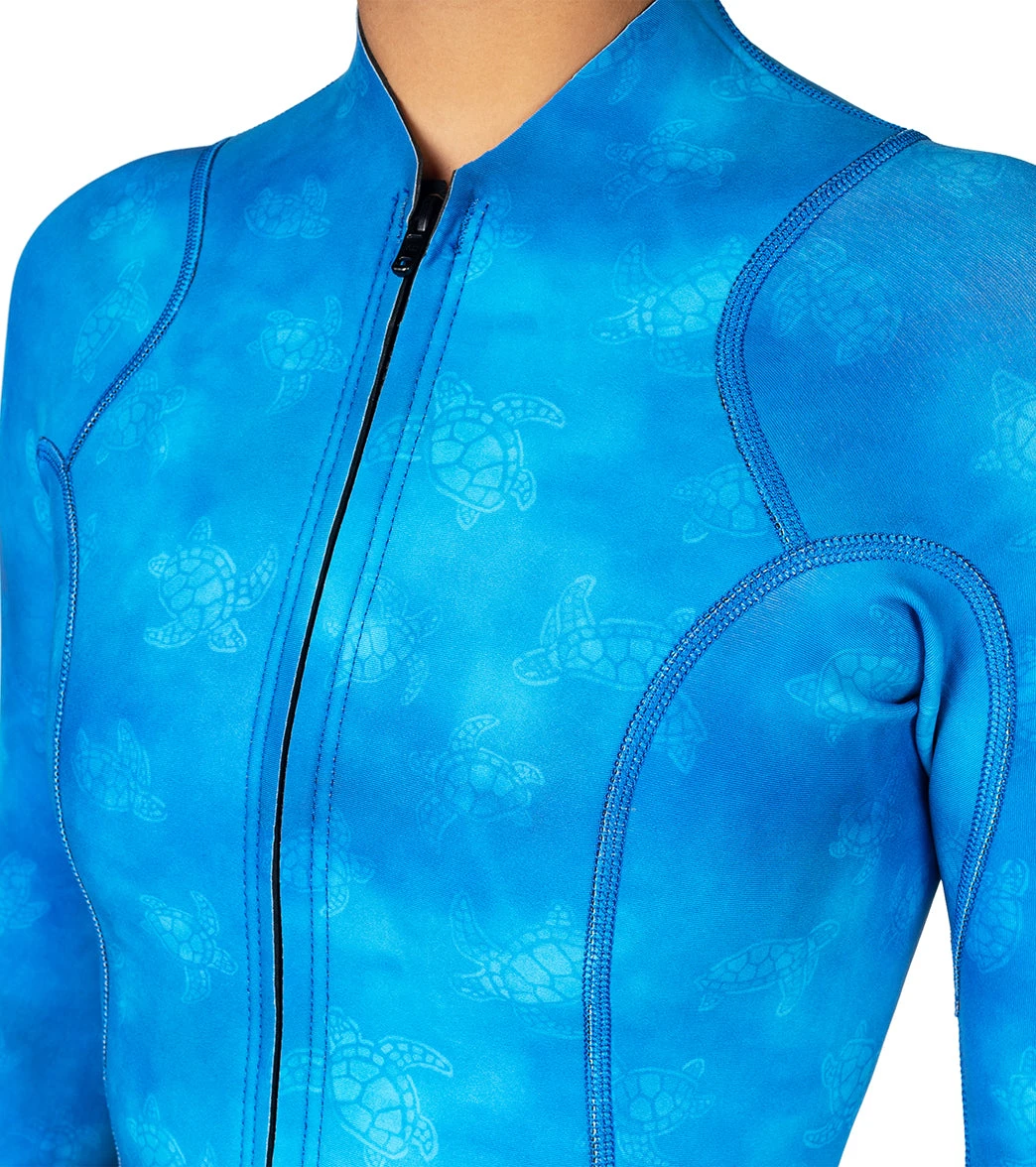 Xcel Women's Water Inspired 2/1MM Axis Long Sleeve Front Zip Spring Suit - Image 5