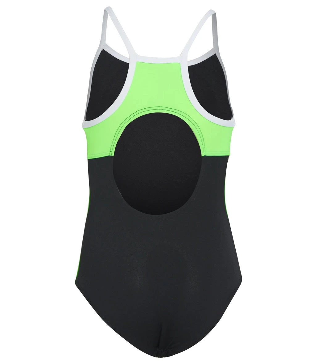 FINZ Girls' Sportback One Piece Swimsuit (Little Kid, Big Kid) - Image 6