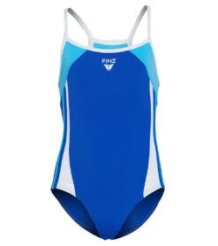 FINZ Girls' Sportback One Piece Swimsuit (Little Kid, Big Kid)