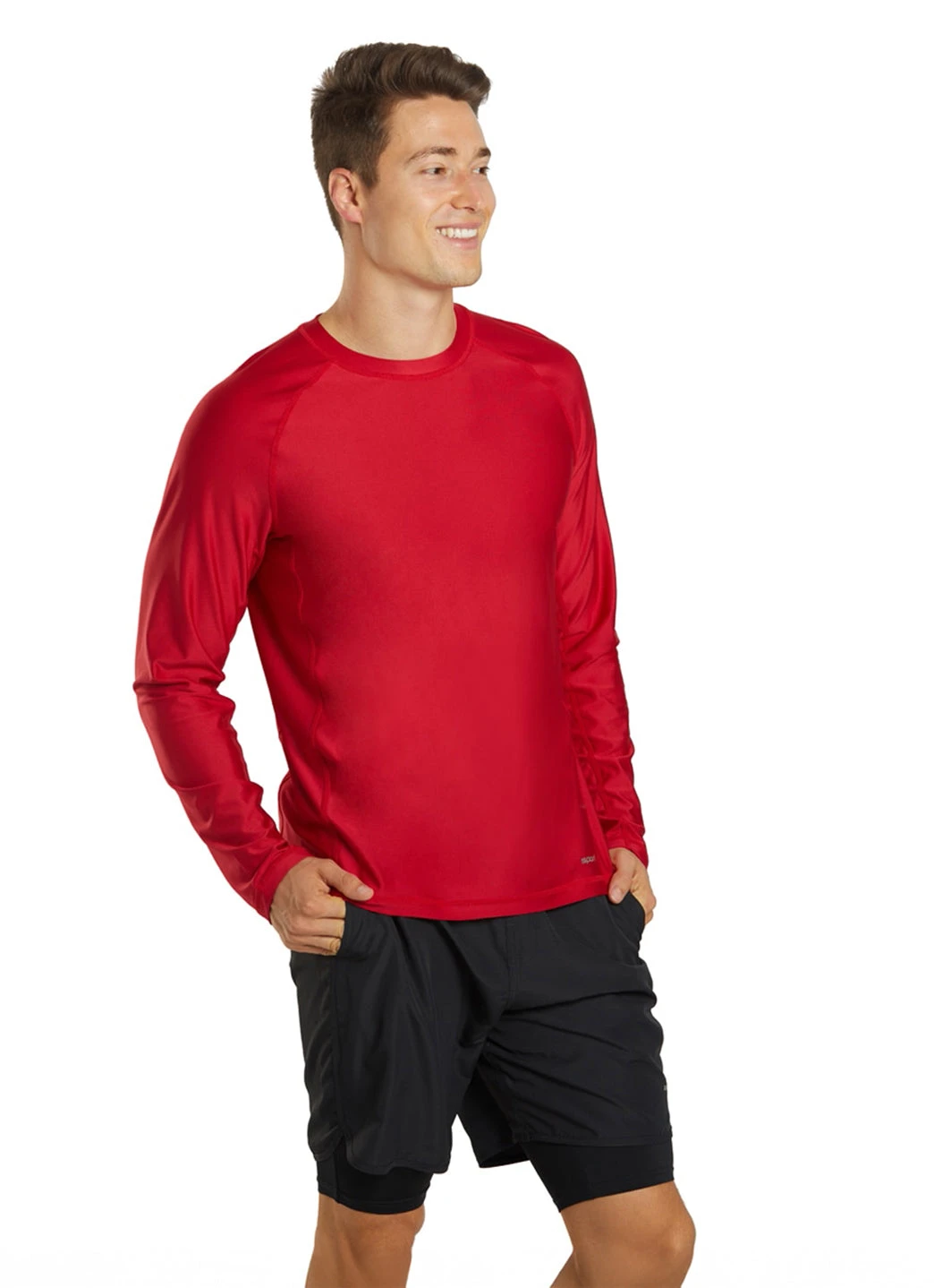 Sporti Men's L/S UPF 50+ Comfort Fit II Rash Guard - Image 2