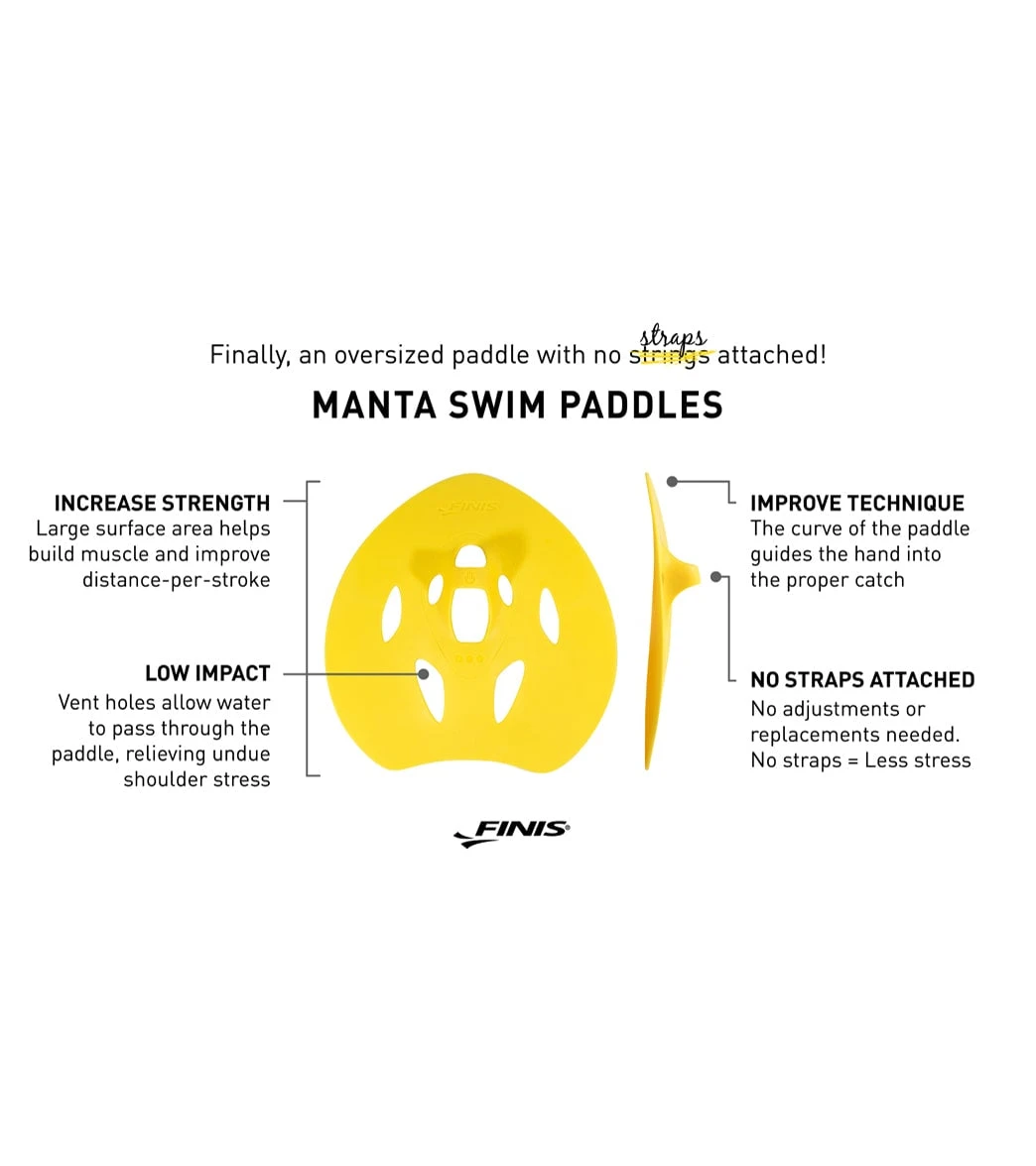 FINIS Manta Swim Paddles - Image 7