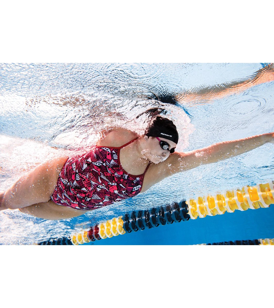 Sporti Tribal Graffiti Thin Strap One Piece Swimsuit (22-40) - Image 9