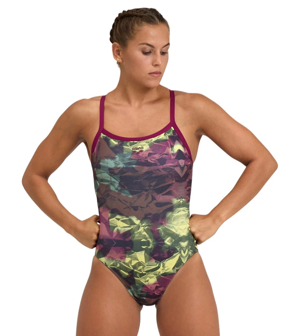 Arena Women's Hero Camo Challenge Back One Piece Swimsuit - Image 8