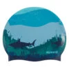 Sporti Sharkies Silicone Swim Cap