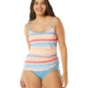 Beach House Women's Parade Stripe Bridget Side Shirred Tankini Top