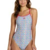 Arena Women's Starfish Lace Back One Piece Swimsuit