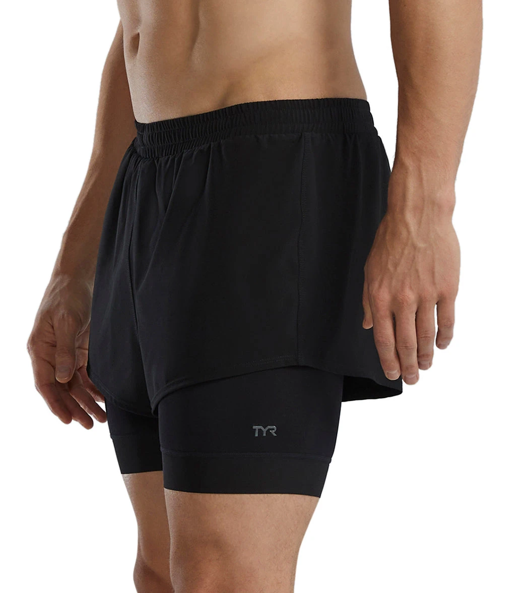 TYR Men's Durafast Elite Solid Lap Short - Image 4