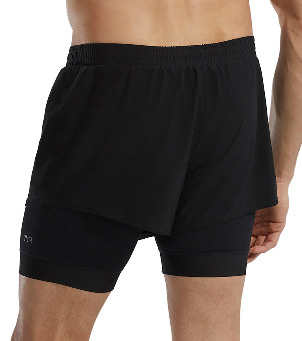 TYR Men's Durafast Elite Solid Lap Short - Image 5