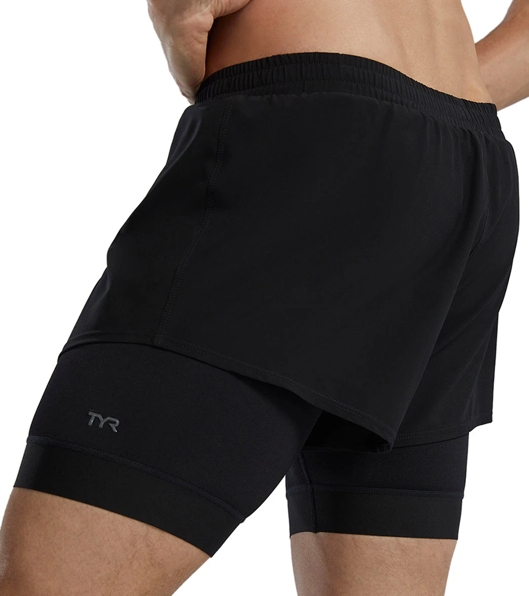 TYR Men's Durafast Elite Solid Lap Short - Image 7