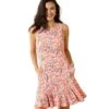 Tommy Bahama Women's Island Cays Flora Flounce Cover Up Dress