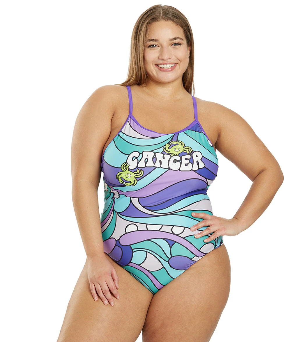 Sporti Groovy Zodiac Cancer Thin Strap One Piece Swimsuit (22-44) - Image 11