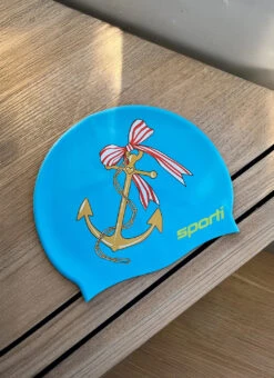 Sporti X Emma Weyant Anchor Silicone Swim Cap
