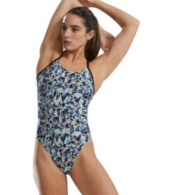 TYR Women's Prismbreak Cutoutfit One Piece Swimsuit