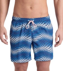 Arena Men's Printed Beach Boxer Swim Trunks