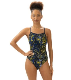 Dolfin Women's Reliance Forcefield V-Back One Piece Swimsuit