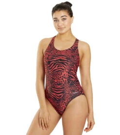 Sporti Wild Thing Wide Strap One Piece Swimsuit (22-44)