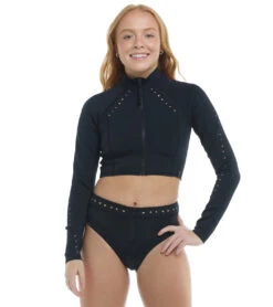 Body Glove Women's Constellation Vesta Crop Long Sleeve UPF 50 Rash Guard